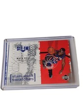🔥Malik Rose Upper Deck Slam 2005 Slam Dunk Swatches Jersey Materials