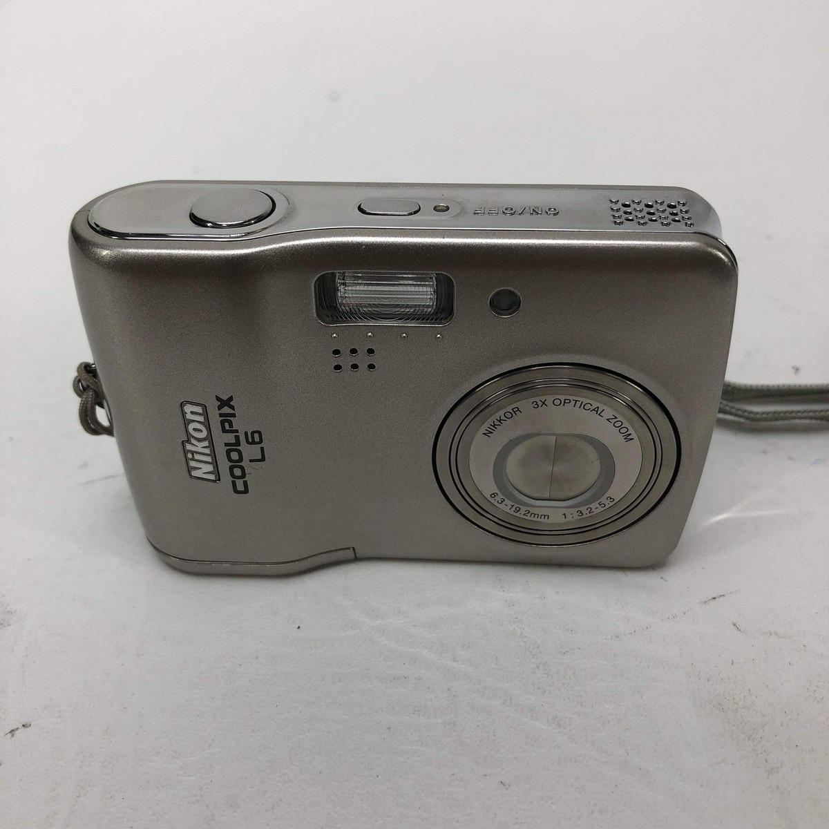 Nikon COOLPIX L6 6.0MP Digital Camera - Silver for sale