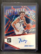 Josh Giddey 2023-24 Panini Donruss Optic Fast Break Signatures Disco Prizm Auto