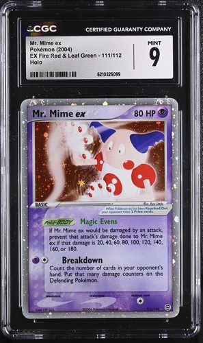 Mr. Mime ex graded CGC 9 for sale on eBay