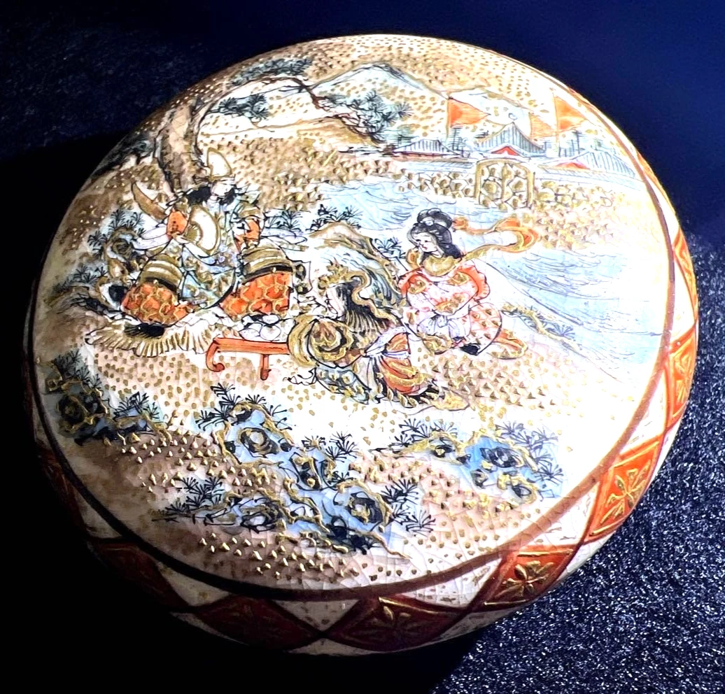 陶瓷金色复古原版古董日本花瓶| eBay