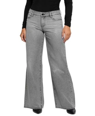 GUESS Womens Mid-Rise Sexy Palazzo The Silver 7620837267433  RT $188.0