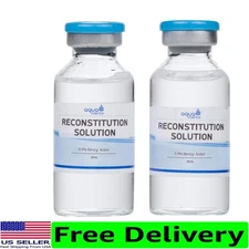 Reconstitution Solution Liquid 30ml 2-Pack Ultra Clean Glass Bottles USA