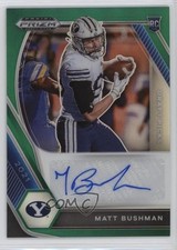2021 Panini Prizm Draft Picks Green Matt Bushman #DPA-MAT Auto 1fb7