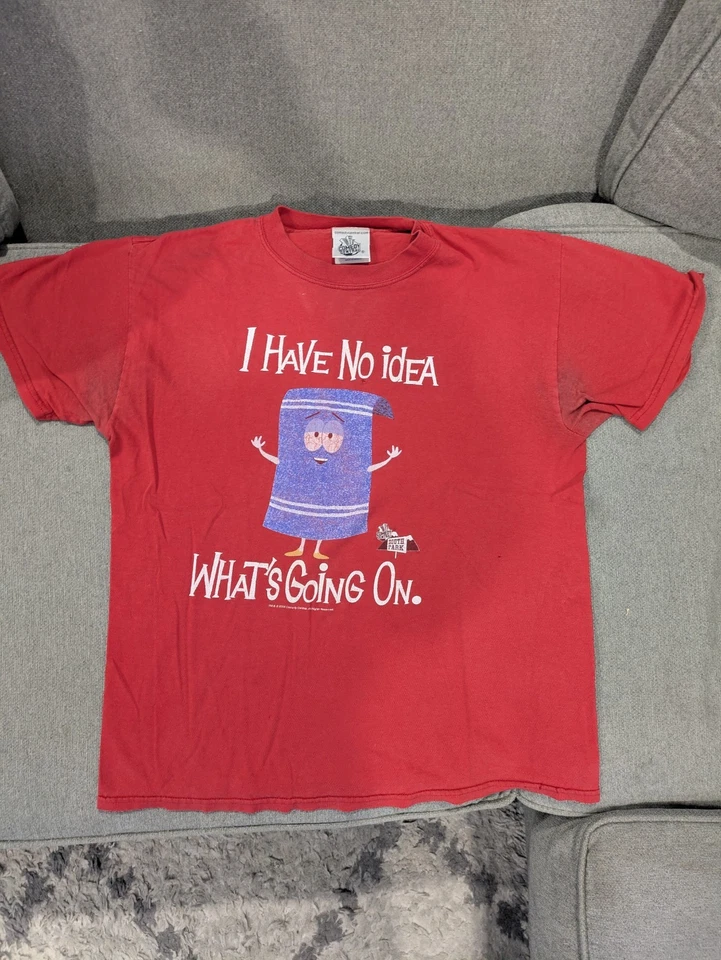 VIntage South Park Towelie T Shirt Red Comedy Central 2003 Y2K Medium Tee - Image 2 of 4