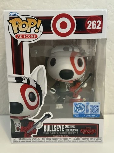 Funko Pop Bullseye as Eddie Munson Stranger Things Target Exclusive #262