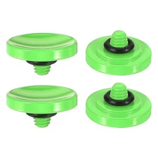 4 x Soft Shutter Release Button Copper Camera Shutter Button Concave Green