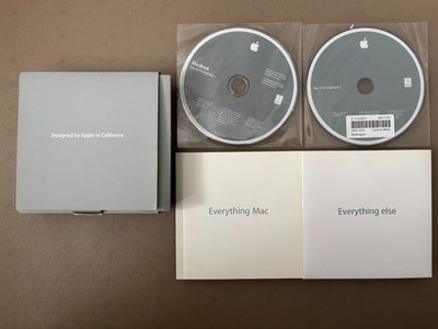 NEW MacBook Mac OS X Install Disc 1 & 2 Version 10.5