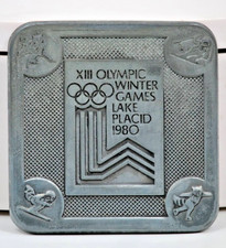 XIII Olympic Winter Games Lake Placid 1980 Belt Buckle True Distance Inc