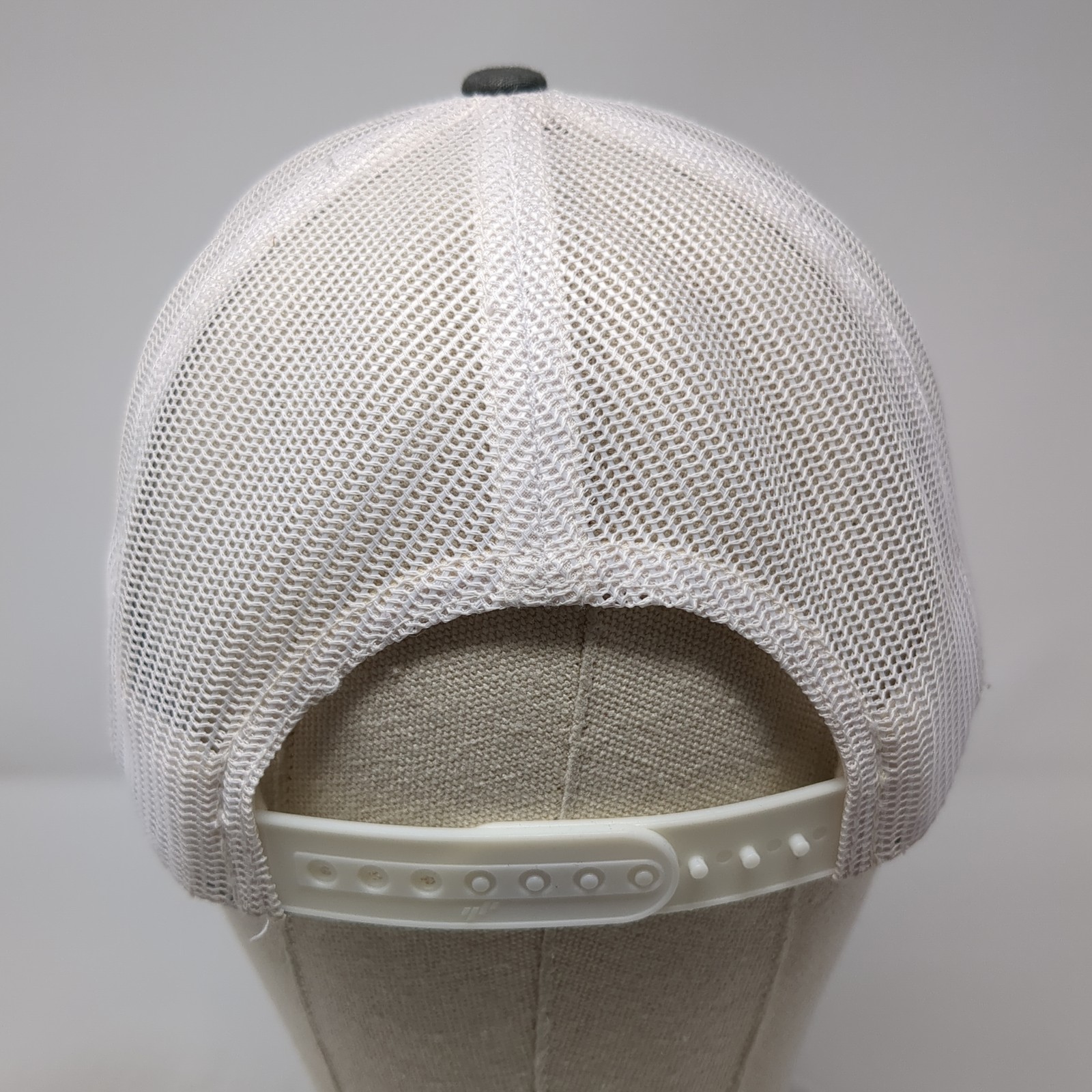 Circle Sunset Patch Snapback Trucker Hat Gray One… - image 6