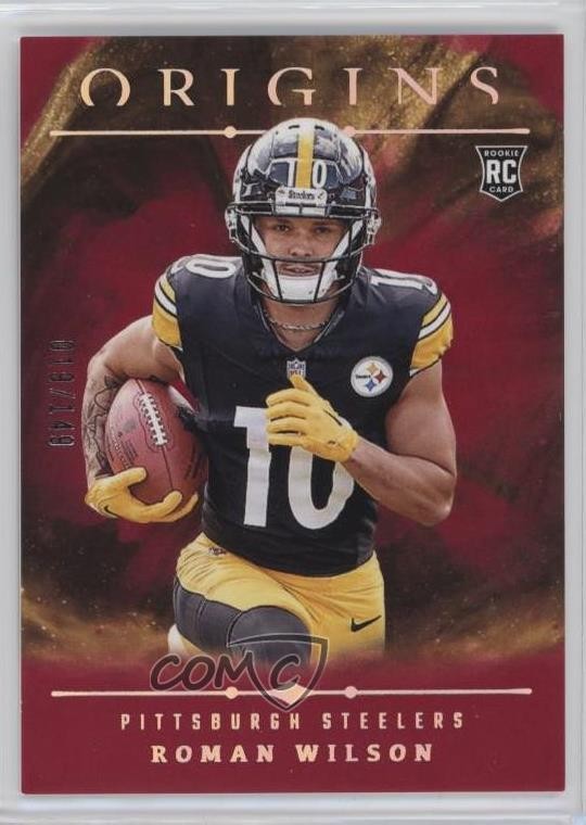 2024 Panini Origins Rookies Red 19/149 Roman Wilson #138 Rookie RC 0gj3