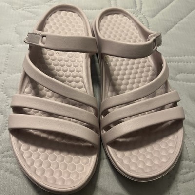 JoybeezComfortable Slip-On Sandals with Adjustable Straps Women s Size 9