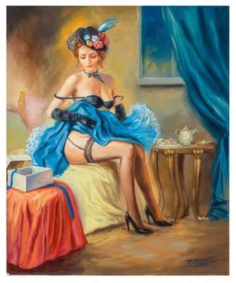 Taras Sidan- Original Giclee on Canvas ''Alone''