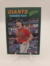 2026 Topps Heritage #111 Robbie Ray Green Border San Francisco Giants SP