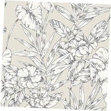 NUS3145 Grey Cayman Peel  Stick Wallpaper, Neutral