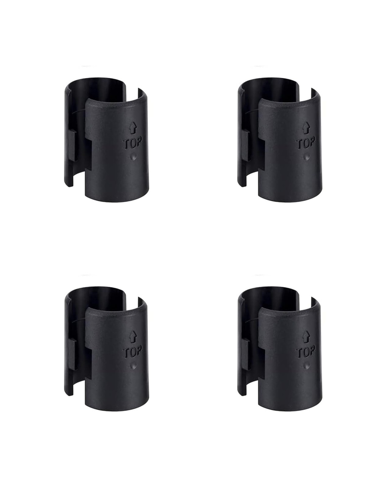 Wire Shelf Clips 8 Pack Wire Rack Lock Clip Replacements for 3/4 Inch Post Fi...
