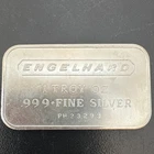 Engelhard 1 oz .999 Fine Silver Bar 1 Troy Ounce Silver 0.999 Fineness Bullion