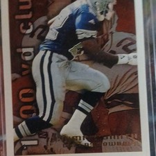 Emmitt Smith #4 1000 yd club 1995 Topps Dallas Cowboys NFL Football Trading Card