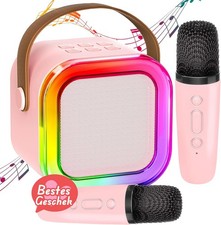 Bluetooth Karaoke Mikrofon Tragbares Handmikrofon für Kinder und Erwachsene
