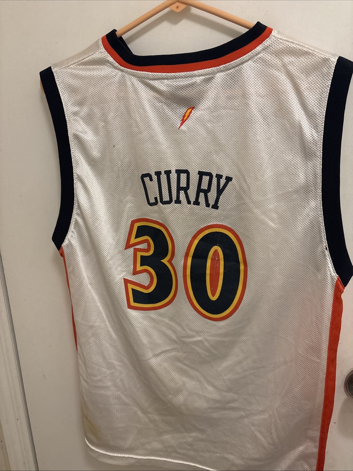Stephen Curry Golden State Warriors Adidas Rookie Year Jersey Youth XL 2009 thumbnail 2
