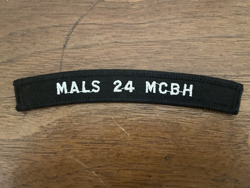 US Navy Shoulder Rocker Tab: MALS 24 Marine Corps Base Hawaii
