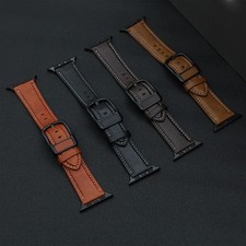 Genuine Leather Apple Watch Band Strap for iWatch Series 11 9 8 7 Ultra 38-49mm