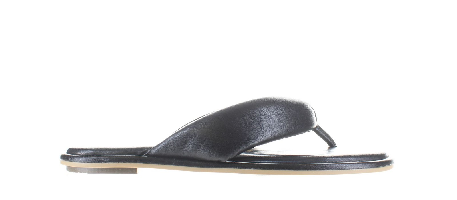 Hush Puppies Womens Emily Toepst Black T-Strap Sandals Size 10 (7685933)