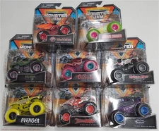 LOT OF 8!!!! Monster Jam 1:64 Trucks - 2024