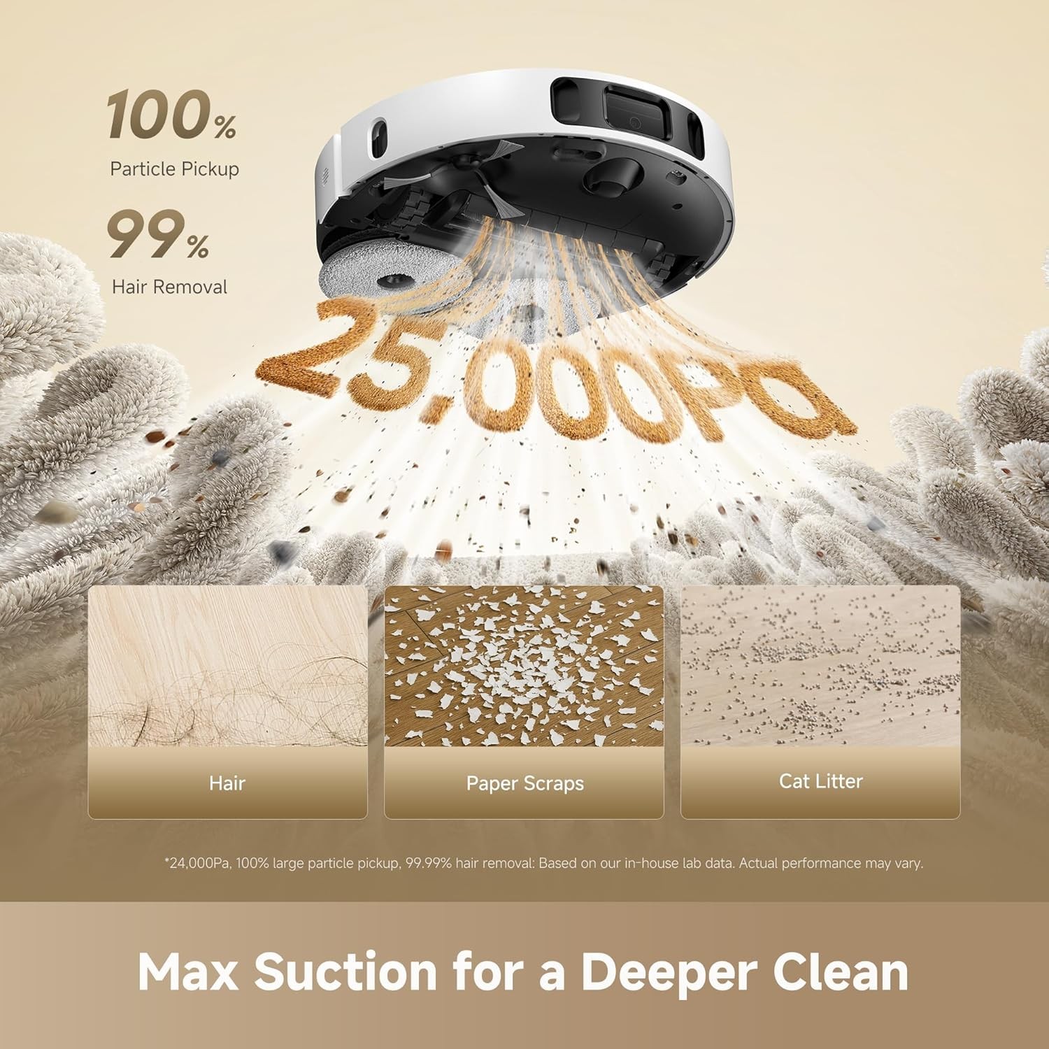 Dreame L40 Ultra Gen 2 White Robot Vacuum 25kPa Suction Voice & App Control｜ 2