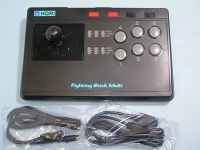  AS IS  HORI Fighting Stick Multi H3J-07 Arcade Controller MD PCE Japan