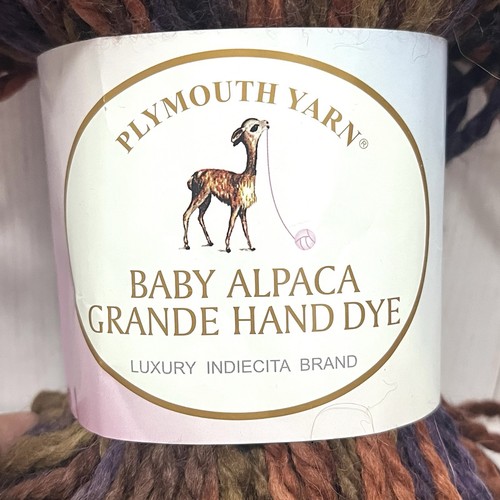 Plymouth Yarn Baby Alpaca Grande Hand Dye Garn Menge 2 Farben 10 & 11 - Bild 6 von 8