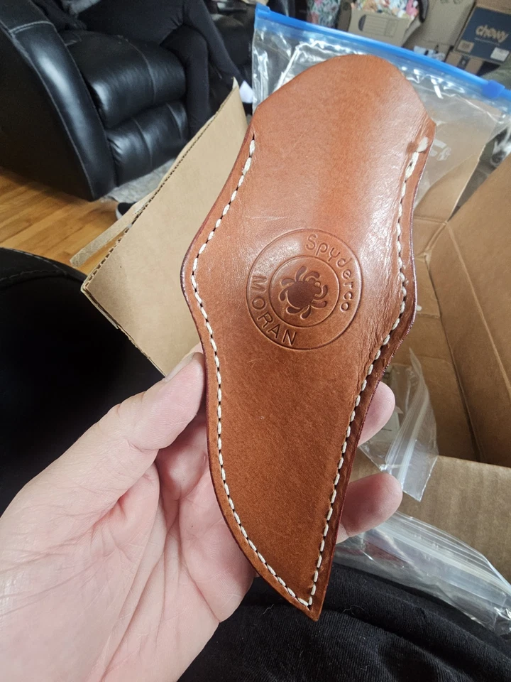 Spyderco Knives - early production looks new - Bill Moran Fixed Blade Knife. - Image 4 of 4