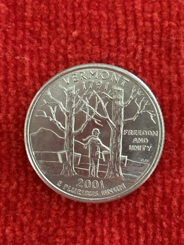 2001-P 50 State Quarters Vermont — photo from the most recent tracked eBay sale