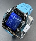 Activa X Invicta Digital Men's Watch - 50mm. Light Blue ACW8130-002 NEW — photo 3