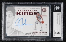 2017 Encased Rookie Scripted Signatures Red 7/25 Justin Jackson BGS 9 Auto 3nn