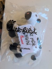 Chick-fil-A Plush Cow Eat Mor Chikin 4" Tall LIMITED EDITION New In BAG