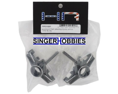 Hot Racing TFF21G01 ARRMA 4S BLX Aluminum Front Steering Blocks NEW HH