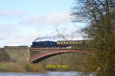 Foto 6x4 Dampf auf Victoria Bridge Upper Arley Bridgnorth gebunden 6023 King c2018