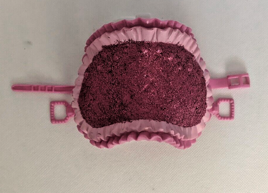 SAOLA Barbie Ballet Pantofole Cavallo ROSA GLITTER Sella Solo Mattel 2009