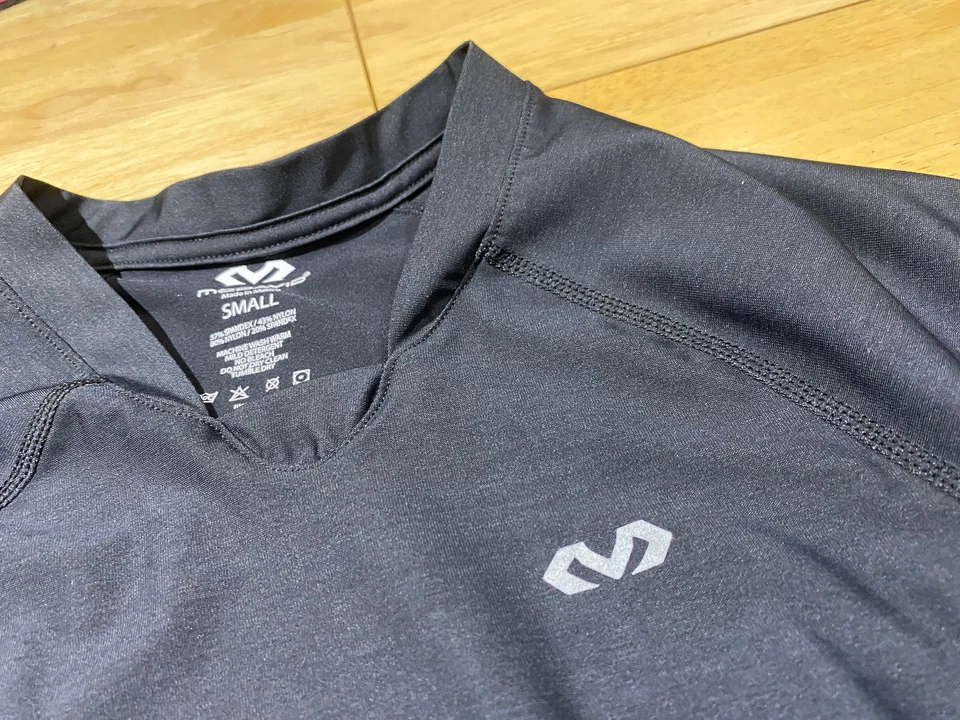 McDavid черный длинным рукавом восстановления сжатия рубашка - женщин Sz S - Изображение 4 из 4