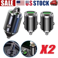 2 Port USB Super Fast Car Charger Adapter For iPhone Samsung Android Cell Phone