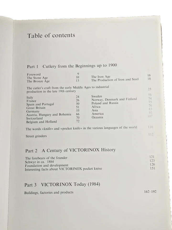 El cuchillo y su historia - 100 años de Victorinox - 1884 - 1984 Foto 4 de 4
