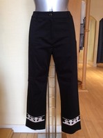 Leslie Trousers Size 12 Black Cream Rrp £155 Now £49 Leslie Trousers Size 12 Black Cream Rrp £155 Now £49