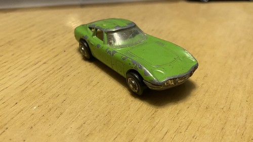 PLAYART FASTWHEELS-PEELERS TOYOTA 2000 GT COUPE W WHITE INT EARLY WHEELS GREEN - Picture 7 of 7