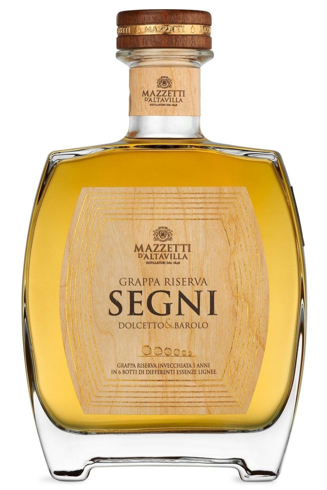 Mazzetti d'Altavilla - Grappa Riserva "Segni" 0,70 lt.
