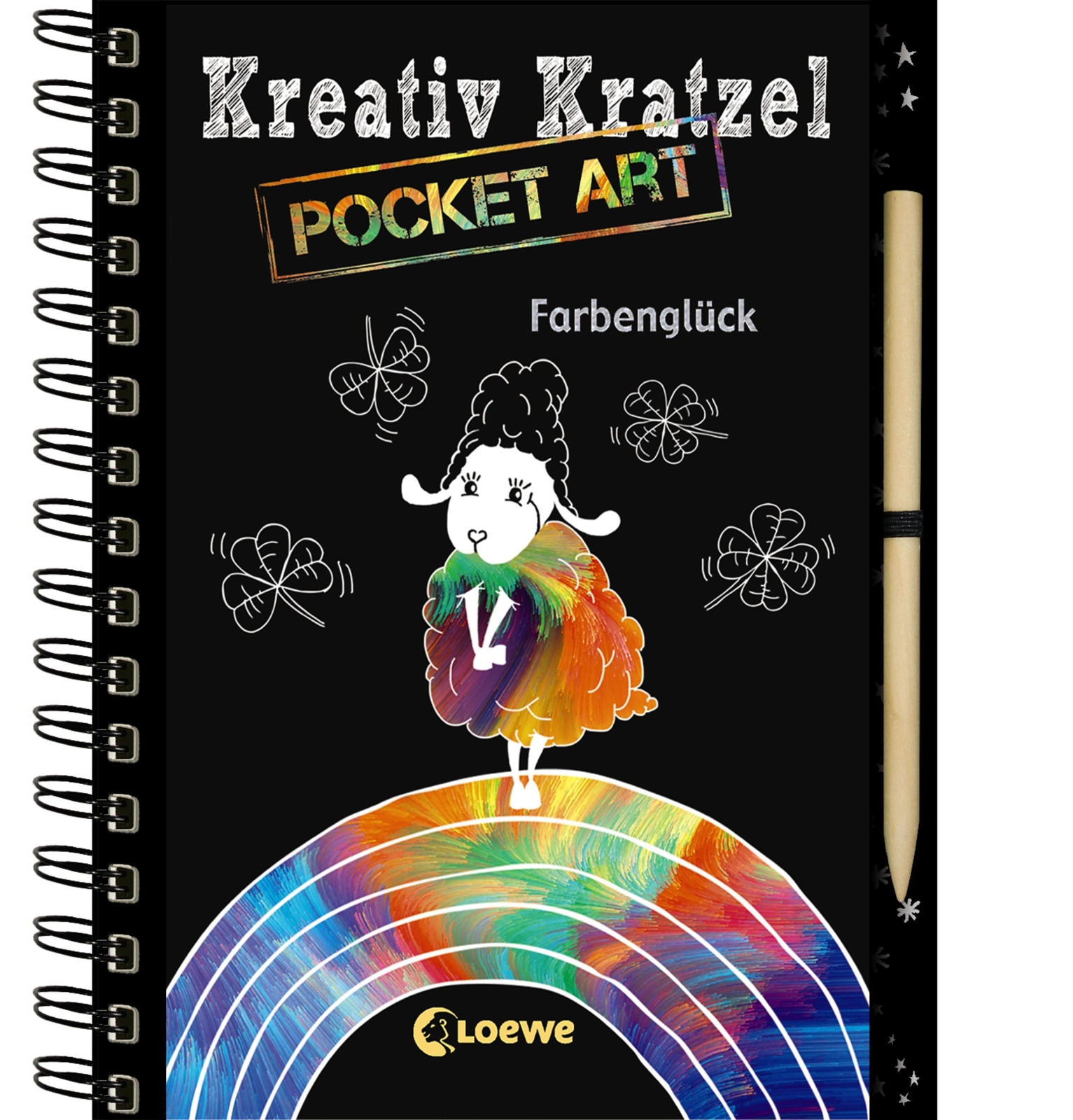 Kreativ-kratzel Pocket Art: Farbenglück Ann-katrin Heger