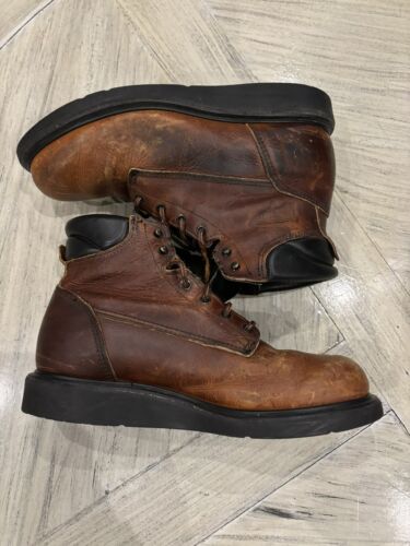 Vintage Red Wing Ankle Boots Men's 10EE Brown Leather USA Made - Picture 3 of 9