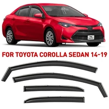 Rain Guards Vent Visors Shade for 2014-2019 Toyota Corolla