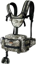 Hunting Pack, Camo Hunting Fanny Waist Pack w Harness Pouch Multi-Pocket Quiet