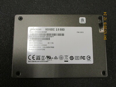 MTFDDAK480MBP-1AN1ZABYY Micron Tech SSD 480GB 2.5